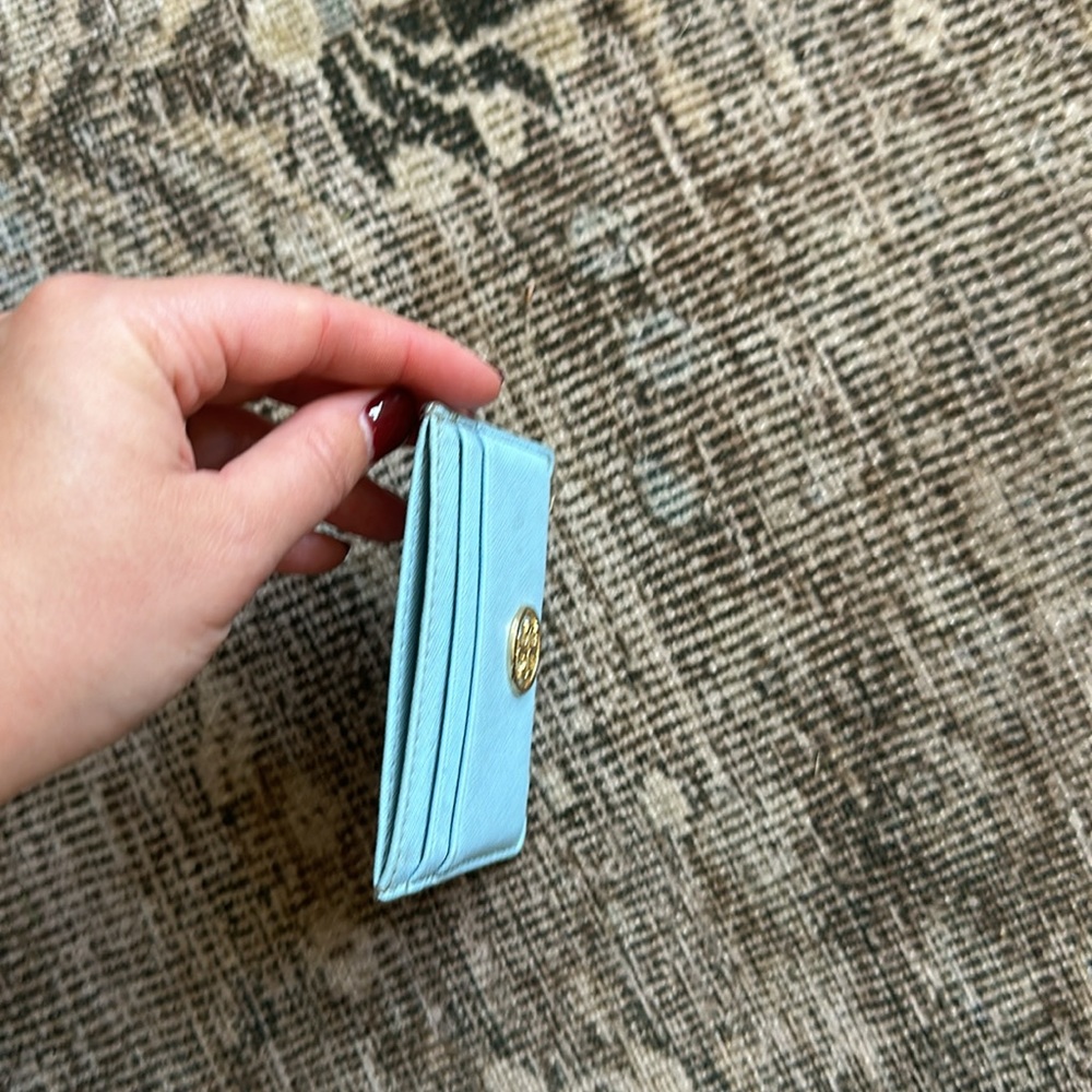 Tory Burch Kira Baby Blue Cardholder - Picture 3 of 3